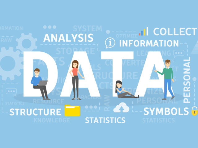 Data concept illustration.